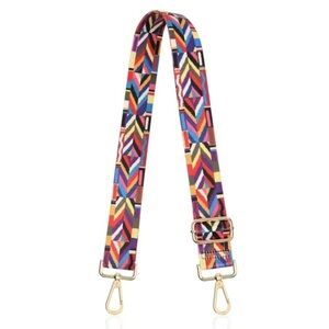 Multi color purse strap